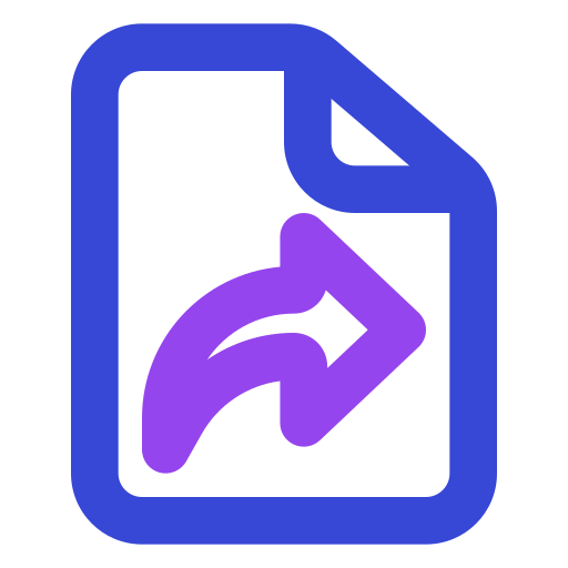 Share file Generic color outline icon