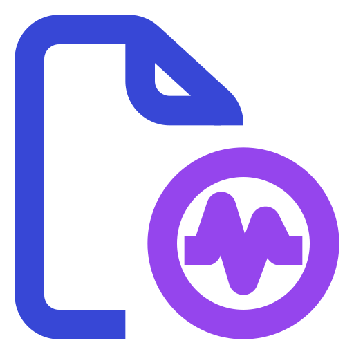 wav-bestand Generic color outline icoon