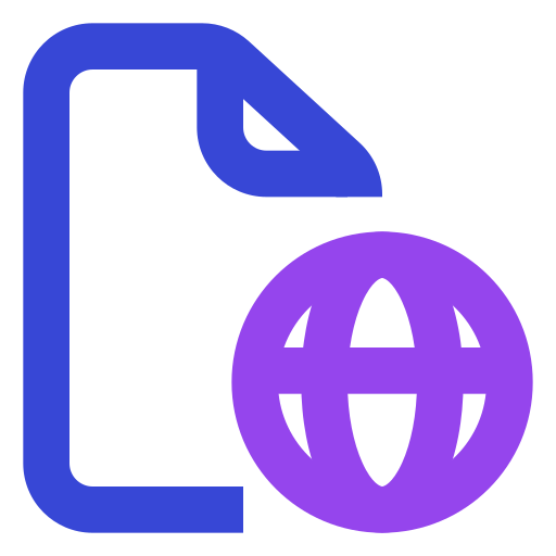 ウェブファイル Generic color outline icon