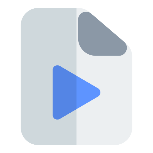 비디오 파일 Generic color fill icon