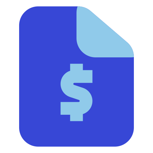 Finance file Generic color fill icon