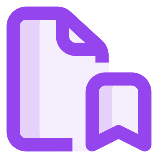 ブックマークファイル Generic color lineal-color icon