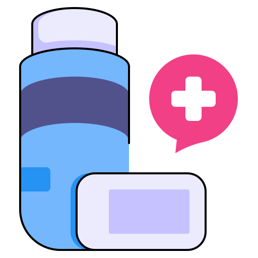 Inhaler Generic color lineal-color icon