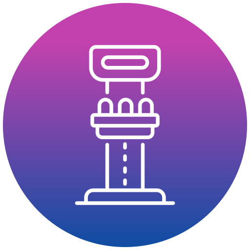 Drop tower Generic gradient fill icon
