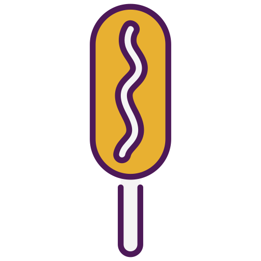 corn dog Generic color lineal-color icoon