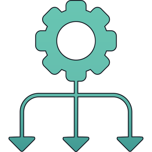 Algorithm Generic gradient lineal-color icon