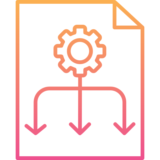 Workflow Generic gradient outline icon