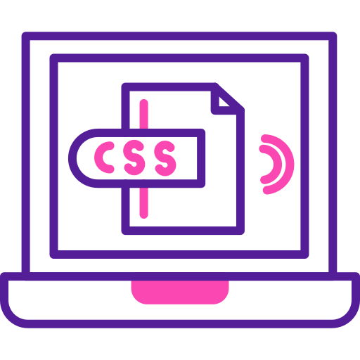 css Generic color outline icono