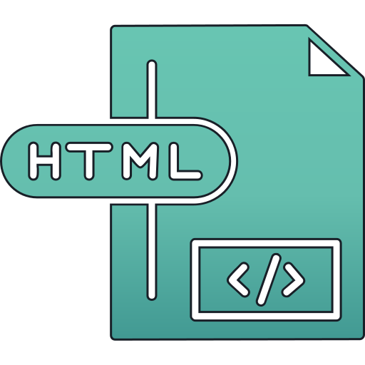 html 파일 Generic gradient lineal-color icon