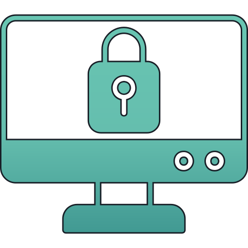 Security system Generic gradient lineal-color icon