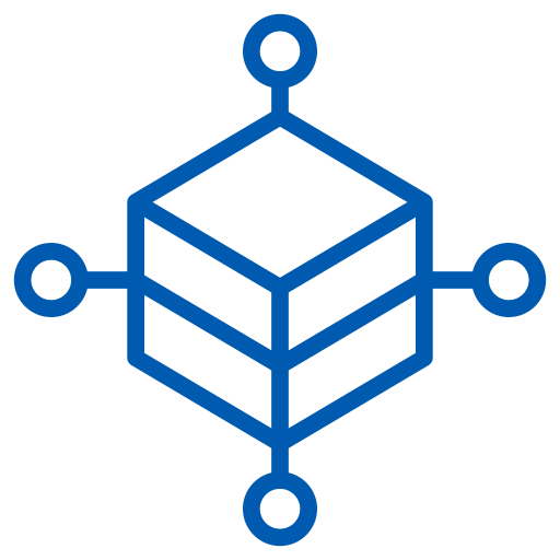 blockchain Generic color outline icon