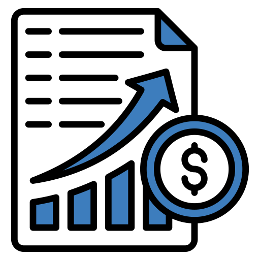 informe financiero Generic color lineal-color icono