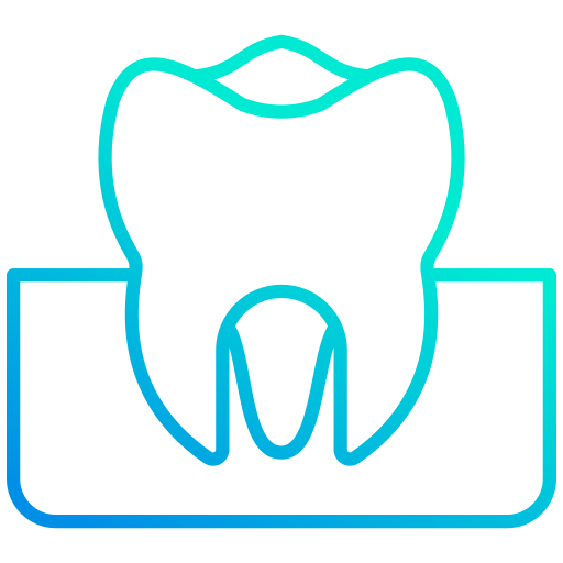 molar Generic gradient outline icono
