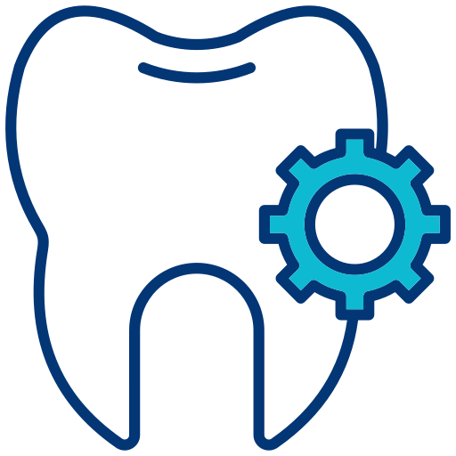 servicio dental Generic color lineal-color icono