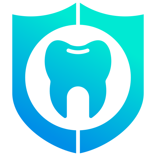 Защита зубов Generic gradient fill иконка