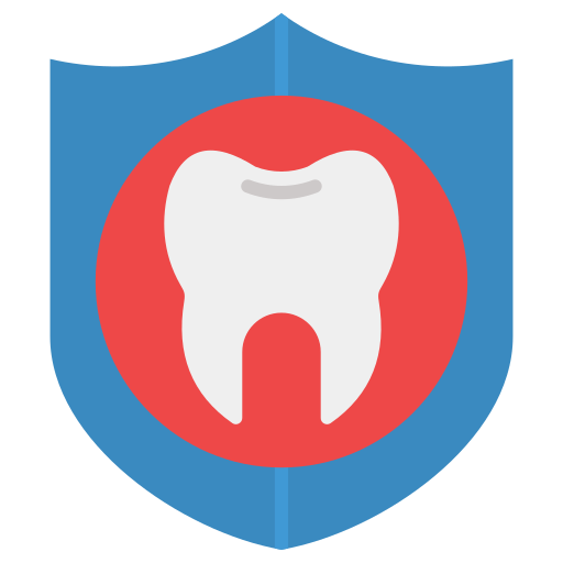 Защита зубов Generic color fill иконка