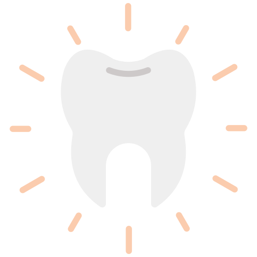 Чистый зуб Generic color fill иконка