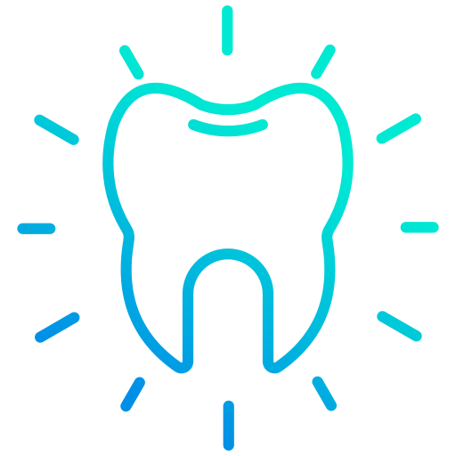 diente limpio Generic gradient outline icono
