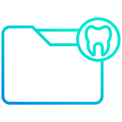 registro dental Generic gradient outline icono