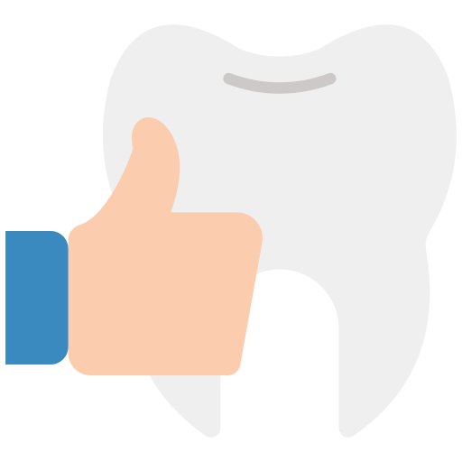 Здоровые зубы Generic color fill иконка