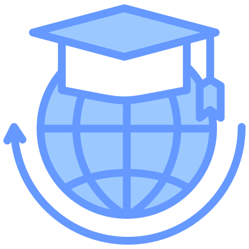 Global learning Generic color lineal-color icon