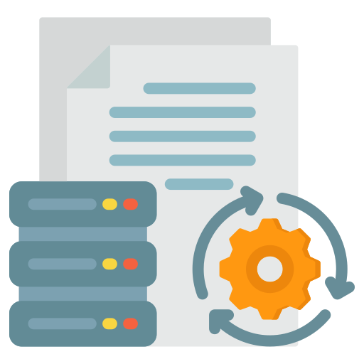 Data processing Generic color fill icon