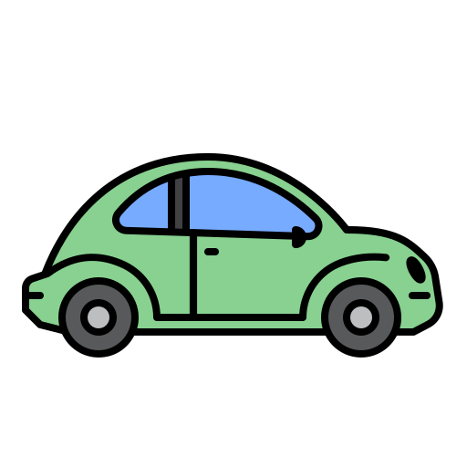 カブトムシの車 Generic color lineal-color icon