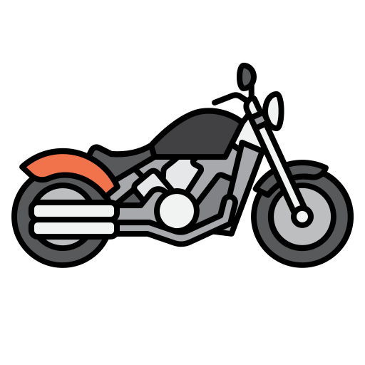 オートバイ Generic color lineal-color icon