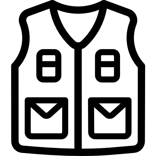 kamizelka wędkarska Yuttapong Lineal ikona