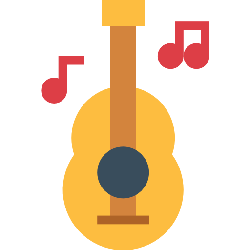guitarra Smalllikeart Flat icono