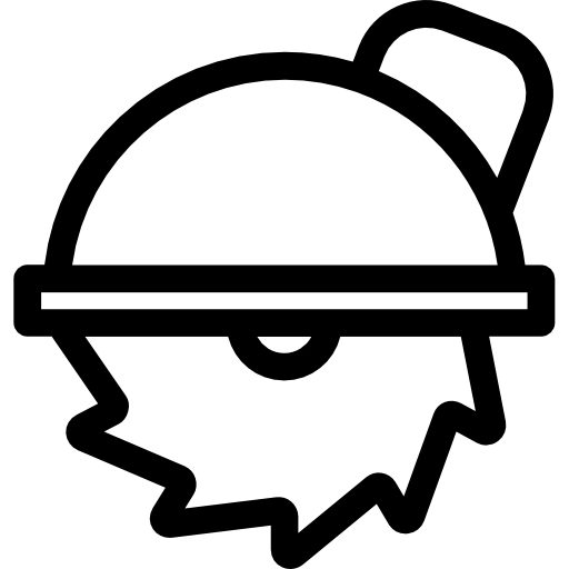 sierra circular Yuttapong Lineal icono