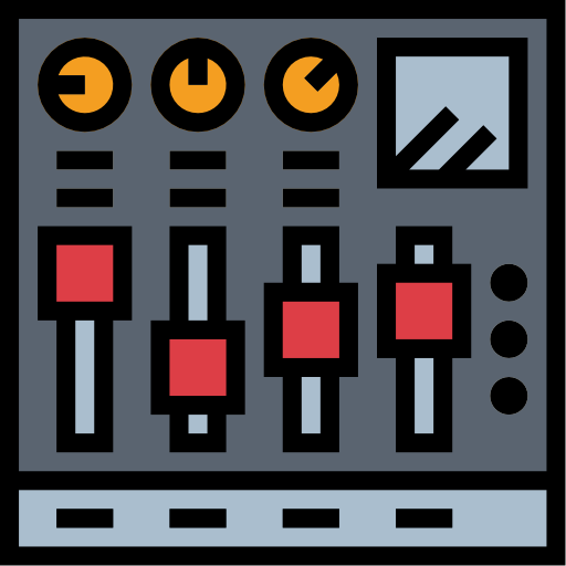 equalizer Smalllikeart Lineal Color icon