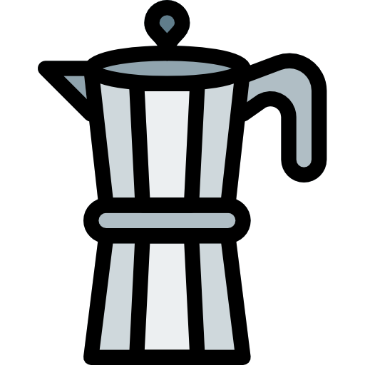 kaffeemaschine Pixel Perfect Lineal Color icon