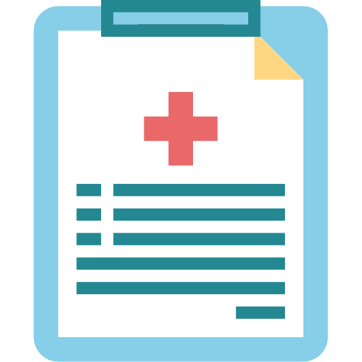 Medical history Smalllikeart Flat icon