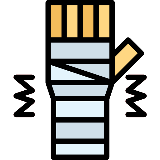 bandage Smalllikeart Lineal Color icon