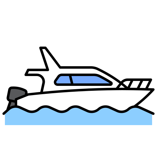 szybka łódź Generic color lineal-color ikona