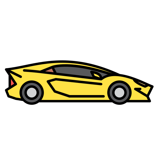 auto sportiva Generic color lineal-color icona