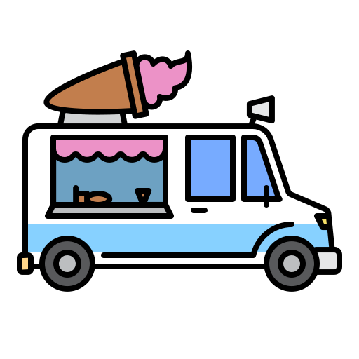 camion de helados Generic color lineal-color icono