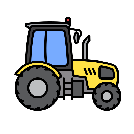 tracteur Generic color lineal-color Icône