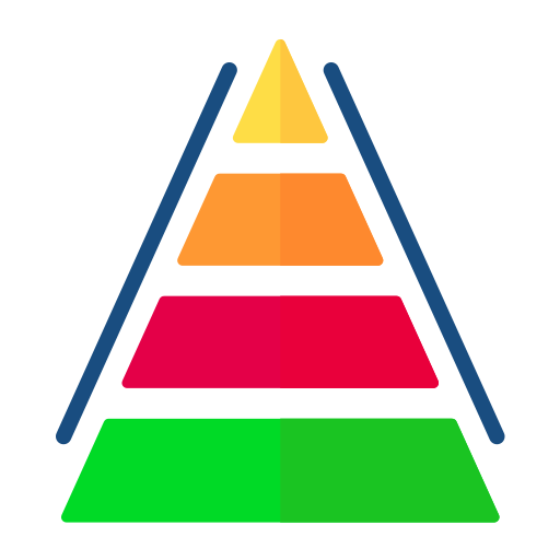 piramide Generic color fill icoon