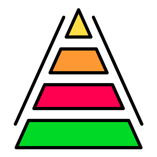 pirâmide Generic color lineal-color Ícone