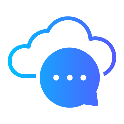 chmura Generic gradient fill ikona