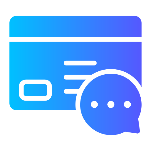 クレジットカード Generic gradient fill icon