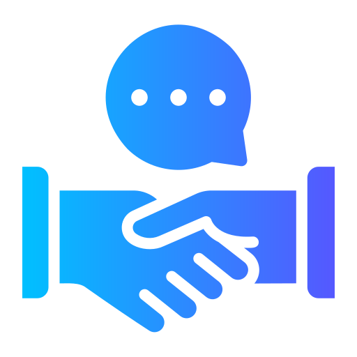Handshake Generic gradient fill icon