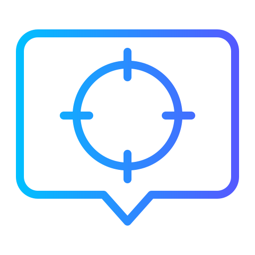 cible Generic gradient outline Icône