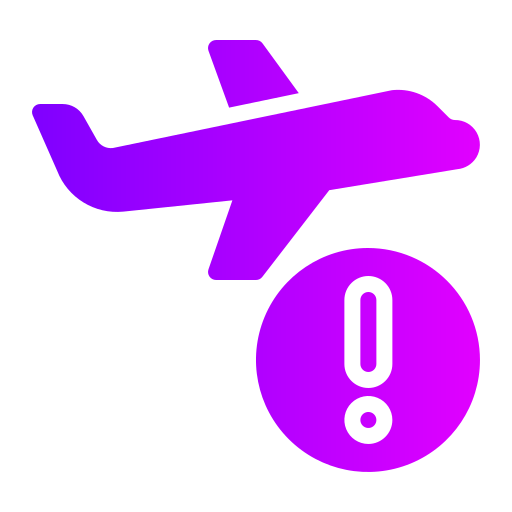 avion Generic gradient fill Icône