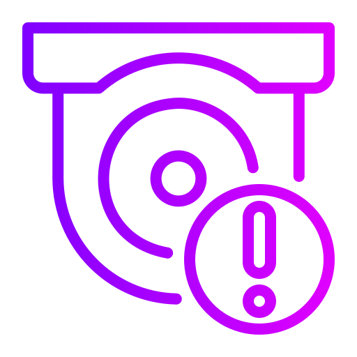 Cctv camera Generic gradient outline icon