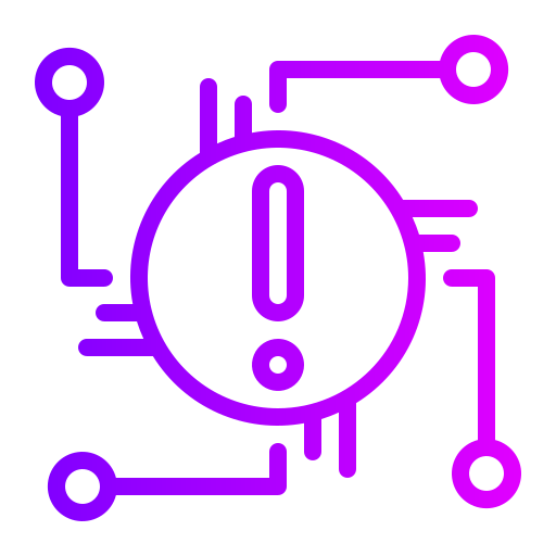 Network Generic gradient outline icon