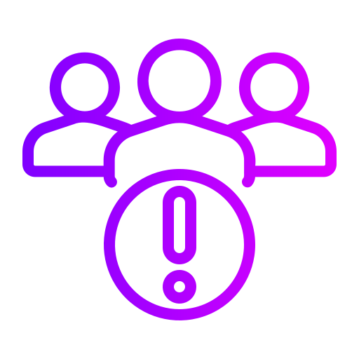 Team Generic gradient outline icon