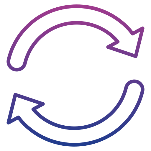 circular Generic gradient outline icono